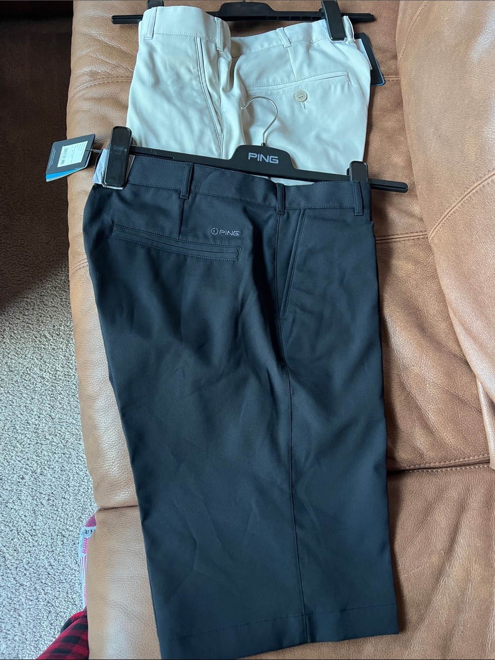 Ping Black and Beige Men’s Shorts